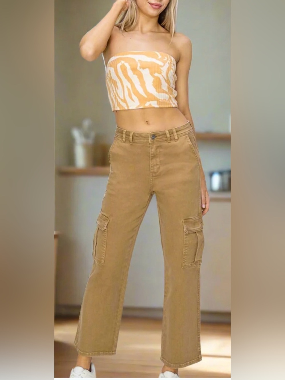 NWT Risen Cargo Jean